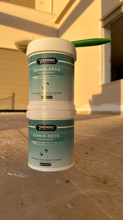Vernis--Déco Transparent Étanche